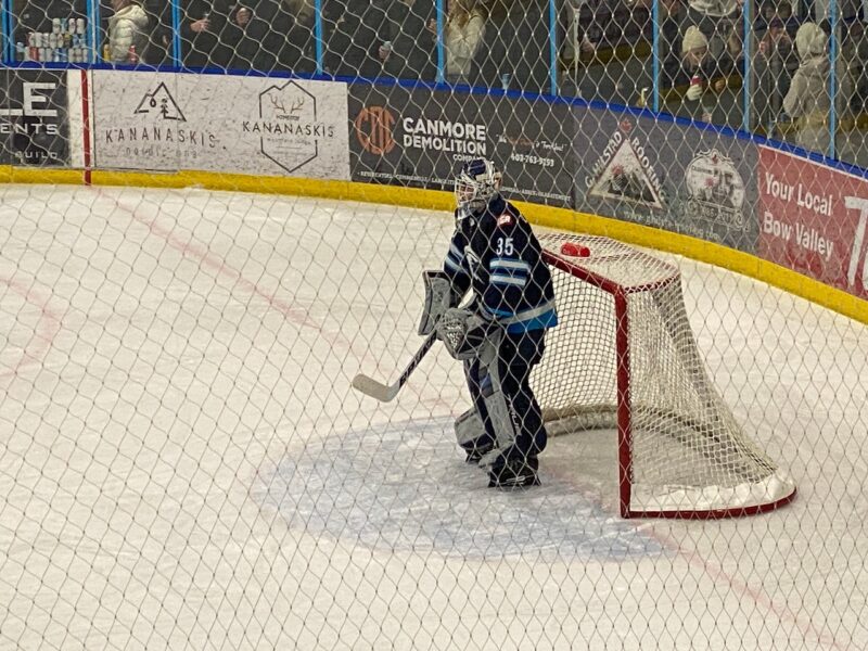 Ice hockey in Canmore, Canada. Image © PlanetSKI